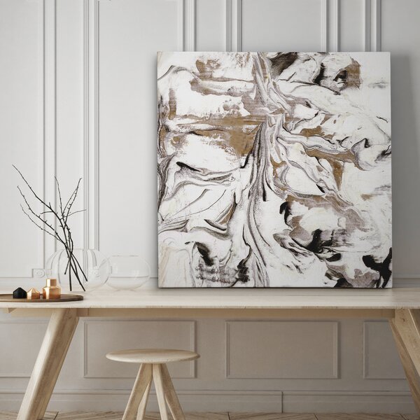 Orren Ellis 'Marble Onyx I' - Print & Reviews | Wayfair