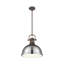 Luminaire suspendu 1 lumière avec tige Bryceton-107150039-107150041
