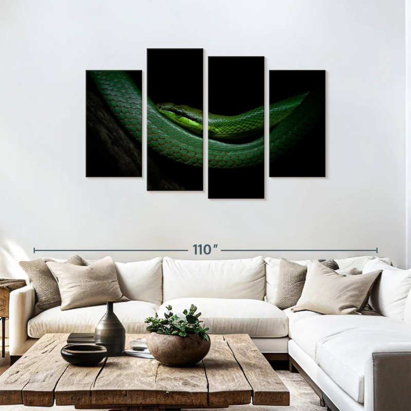 Mamba, 48" H x 75" W