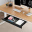 Rangement de tiroir coulissant sous le bureau