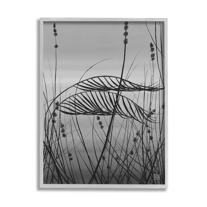 «Tall Grass and Wildflowers Cloudy Storm Sky» par Kelsey Hochstatter - photographie, Estampe numérique Farmhouse