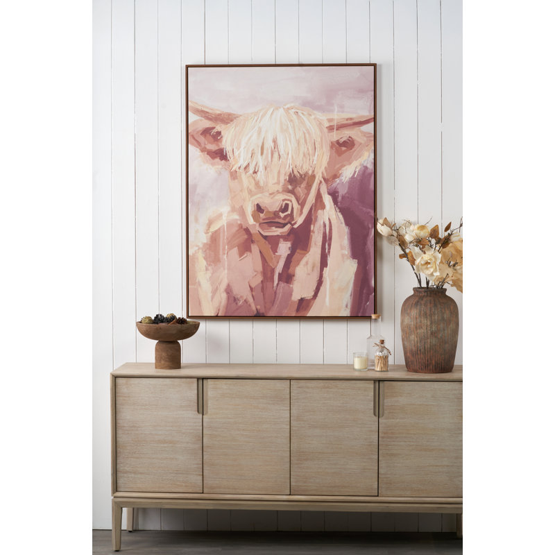 Wrapped Canvas Painting, Mulberry
