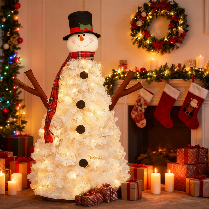 Arbre de Noël illuminé 4 pi avec 100 lumières