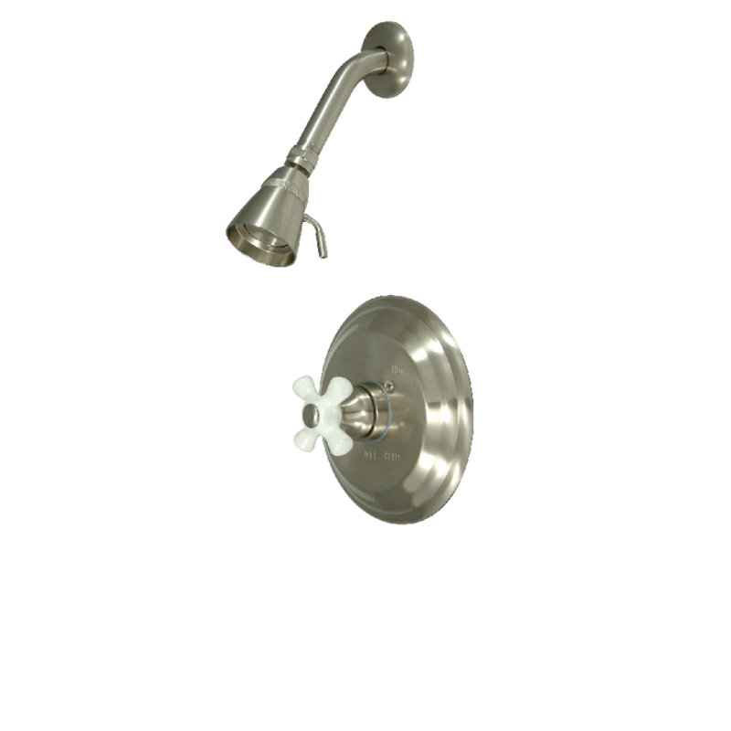 Robinet de douche à pression équilibrée Kingston, Nickel brossé