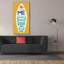 Art mural sur toile Epic Graffiti «Beach Bums Surf Board 4» par Michael Mullan-1839266857
