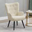 Fauteuil rembourré en fausse fourrure-1642524153