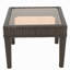 Outdoor Antibes Wicker Side Table,Accent Table,Brown Multi-972808883