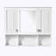 Armoire à pharmacie murale pour salle de bain, armoire de toilette murale avec tablettes ouvertes-118231384