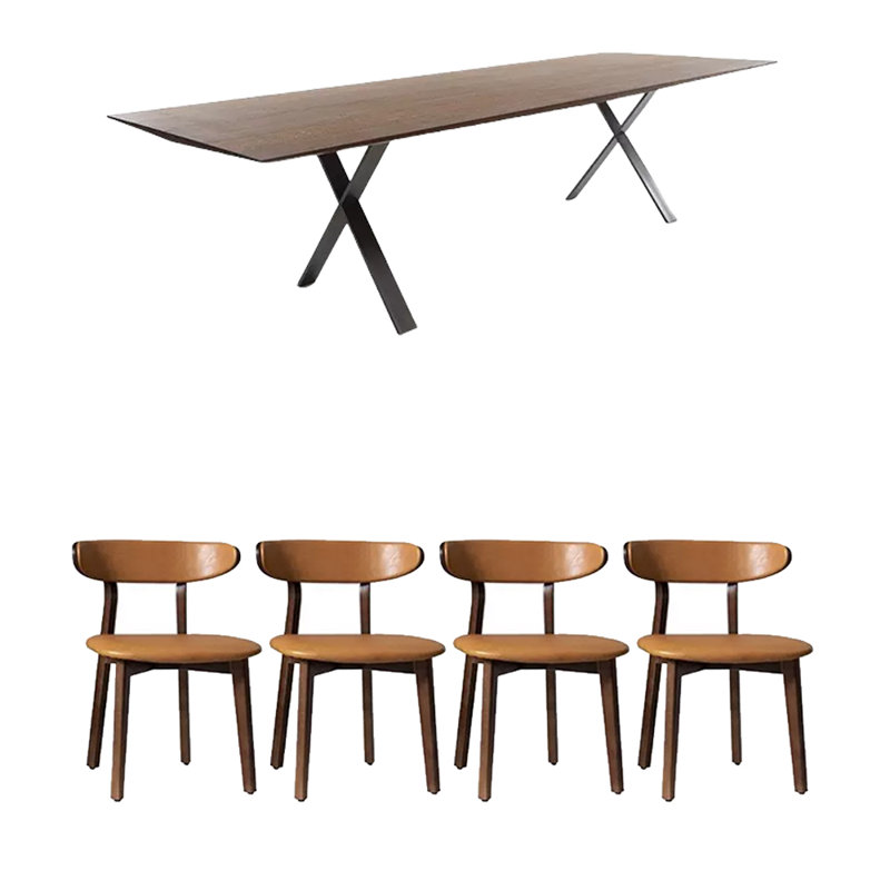 Ensemble de salle à manger rectangulaire, H 29,13 po x L 70,87 po x l 35,43 po