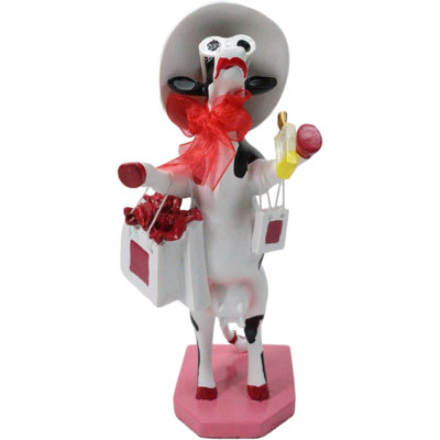 Cow Parade Alphadite Goddess Of Shopping Shopaholic Cow Collector's Figurine