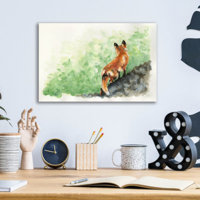 Art mural en verre Millwood Pines «Fox Hill At The Floodwall» par Anika Goodhue