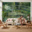Papier peint pont, paysage, nénuphars, jardin-805951775-805951773