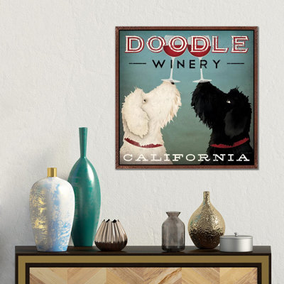 Doodle Winery by Ryan Fowler - Print on Canvas