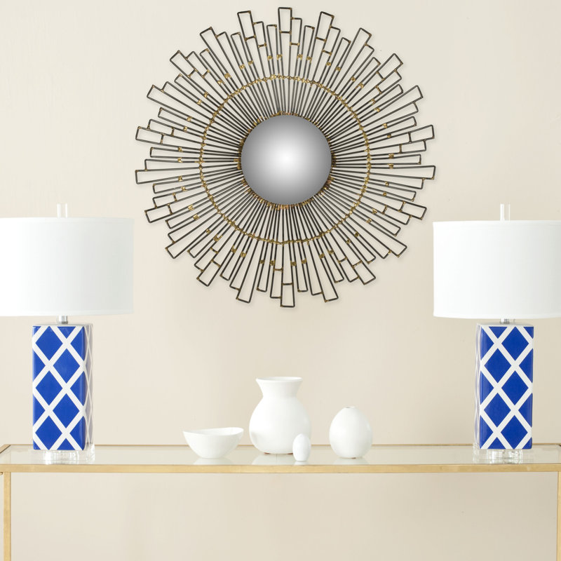Romulus Iron Flat Wall Mirror
