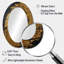 Gold And Black Abstract Spiral Smphony - Gold Modern Oval Wall Mirror-1803897168
