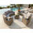 Outdoor Patio Furniture  Half-Moon Sectional Round Patio Furniture Set Sofa