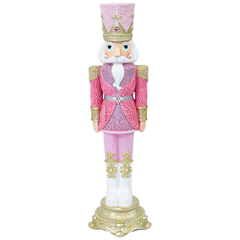 Kenneth the Princely Pink Christmas Statue - 37" H