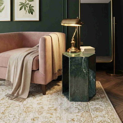 Table d'appoint en marbre naturel