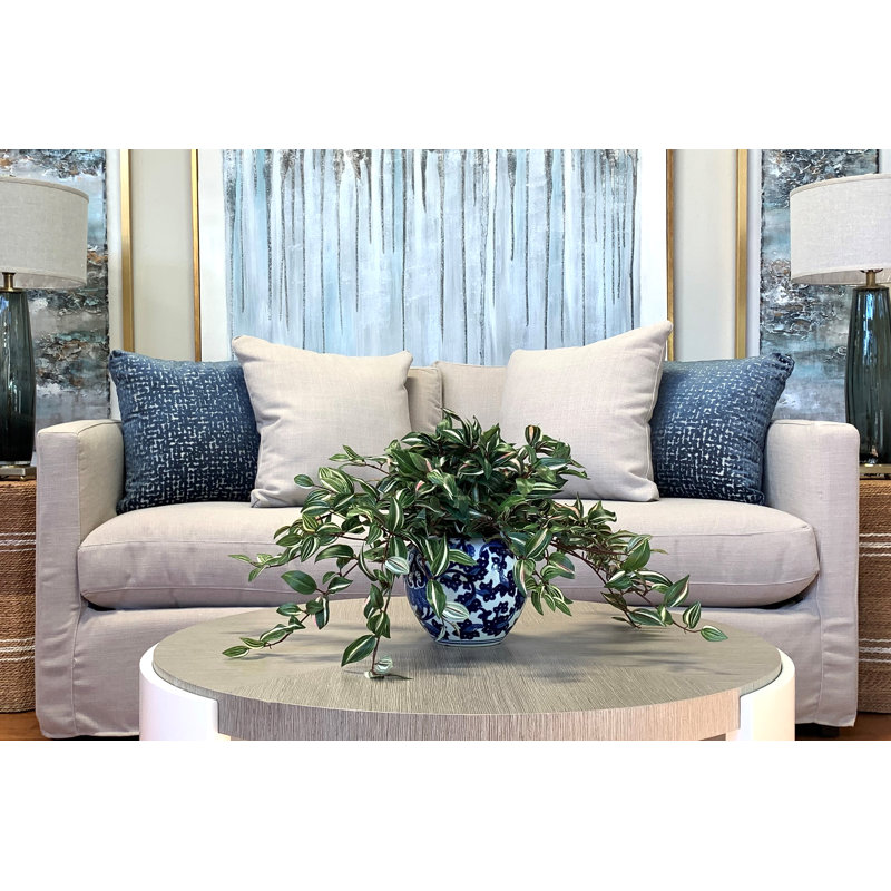 Ricka Faux Foliage Plant in Ceramic Decorative Vase