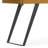 Lowry 72"W Oak Veneer and Metal Modern Industrial Writing Desk with 2 Deep Drawers and Flip-Down Keyboard Tray-478809318-450102050