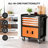 4-Drawer Rolling Tool Chest With Lock, Tool Cart Organizer With Tools Tray and Lower Storage Cabinet