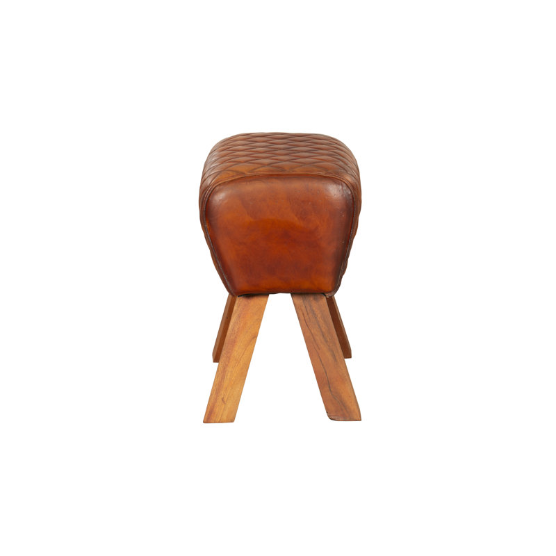 Miesha Solid Wood Accent Stool