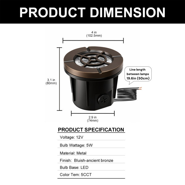 Dimensions du produit
