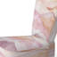 Chaise rembourrée Abstract Paysages - Glam Wave - Chaise d'appoint rose et orange-2038330499