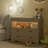 Hessle 47.2'' Solid Wood Baby Changing Table With Four Drawers And Open Storage Space