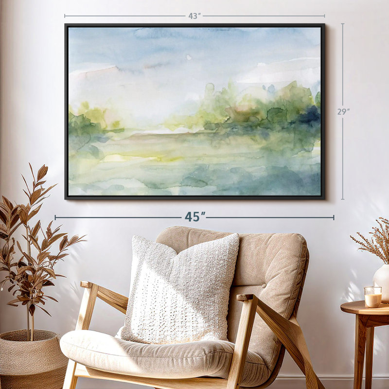 Abstract " Clear Day Canvas Print ", 29" H x 43" W
