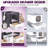 Extra Large Cat Litter Box With Mat, Plastic Standard Enclosed Litter Box , One-Way/ Free In& Out-93581547