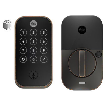 Yale Assure Lock 2 Touch Deadbolt, Keyed Smart Entry Door Lock with Bluetooth Connected Touchscreen Keypad and Fingerprint Scanner for Code Entry (No Wi-Fi)
