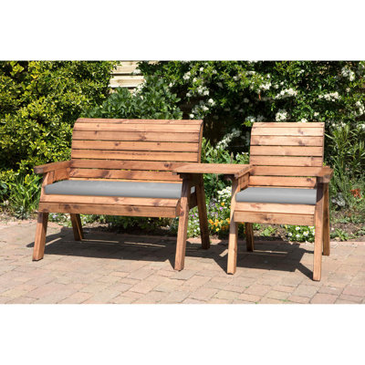 Gallagher Solid Wood Pine Outdoor Bench