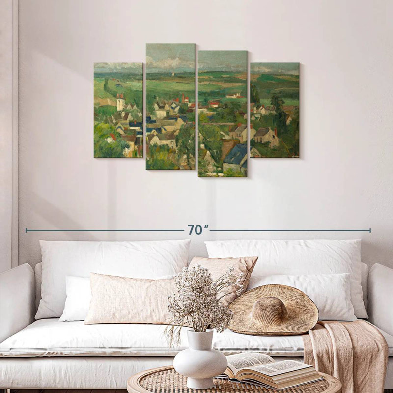 Vue panoramique d'Alvord Auvers, H 27 po x l 43 po