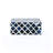 Decorative Storage Box with Resin Diamond Pattern, Black and White