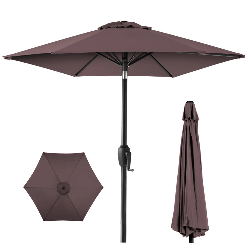 Parasol de marché Market, Taupe profond