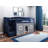 Johannes Solid Wood Twin Low Loft Bed with Ladder and Tent-208540033-169017060