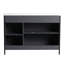 Meuble-lavabo Coffee 48 po - Contreplaqué, rangement supplémentaire, style moderne avec tablette-1607930662