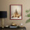 Christmas Holiday Art -Series 2-CCCXLVII Framed Print - Solid Wood