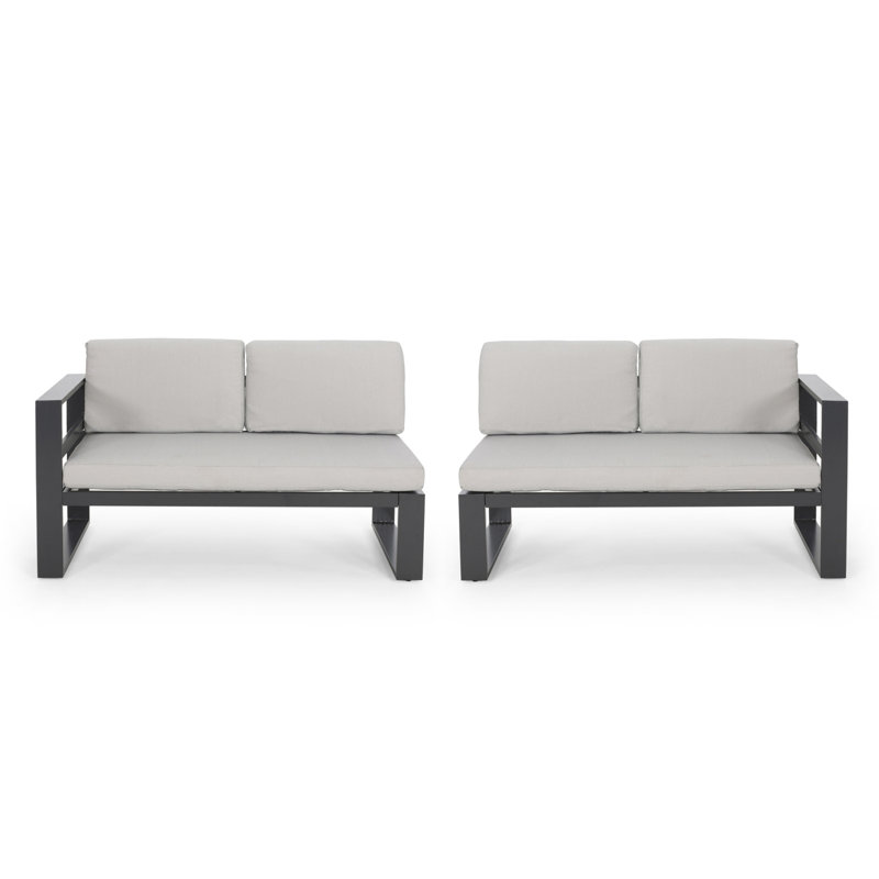 SOFA SEATER - Côté gauche et côté droit, Ensemble de patio, Ensemble de canapé d'extérieur, Ensemble de conversation de patio
