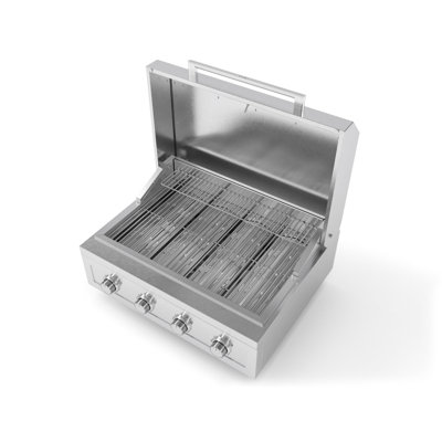 Cuisine extérieure Essential Series en acier inoxydable 304 et 430, barbecue intégré au propane liquide de 30 pouces et 32 000 BTU