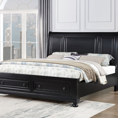Exquisite Bed With Functional Storage And Durable Construction, Perfect For A Comfortable And Organized Bedroom Experience.