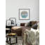 Circle Beach - Single Picture Frame Print-346314207