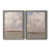 Toile avec cadre gris