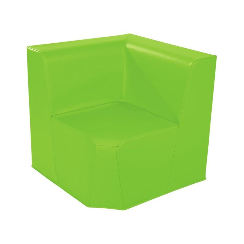 Harmony Series Corner Unit Seat Height: 9", Green