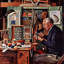 " Tying Flies " by Stevan Dohanos-15880848
