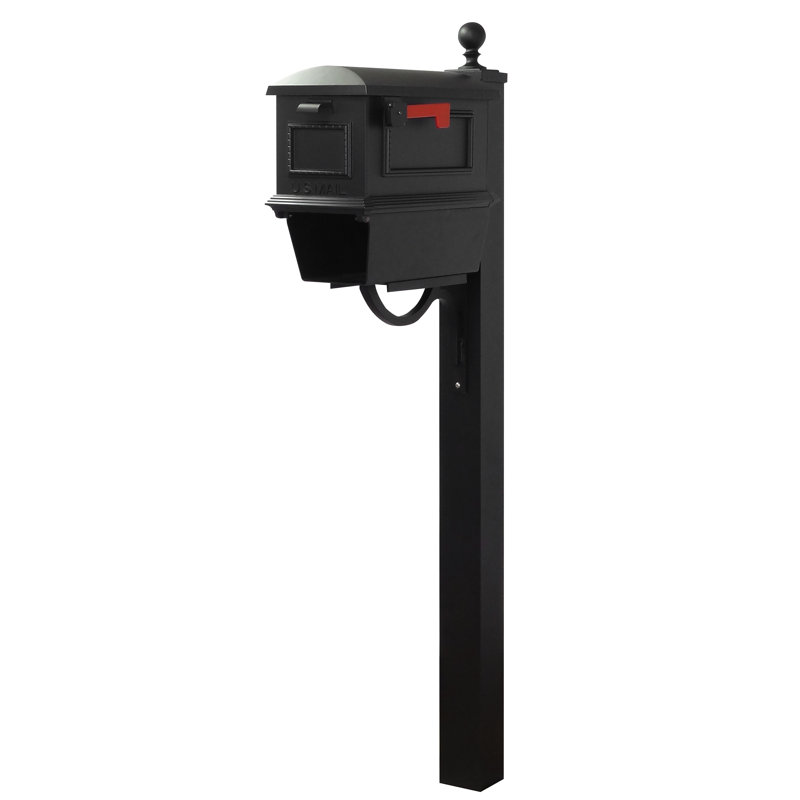 Aluminum Post Mounted Mailbox