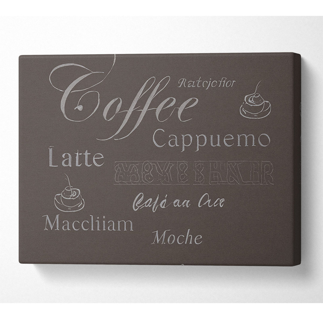 Coffee Delight - Kunstdrucke auf Leinwand - Wrapped Canvas