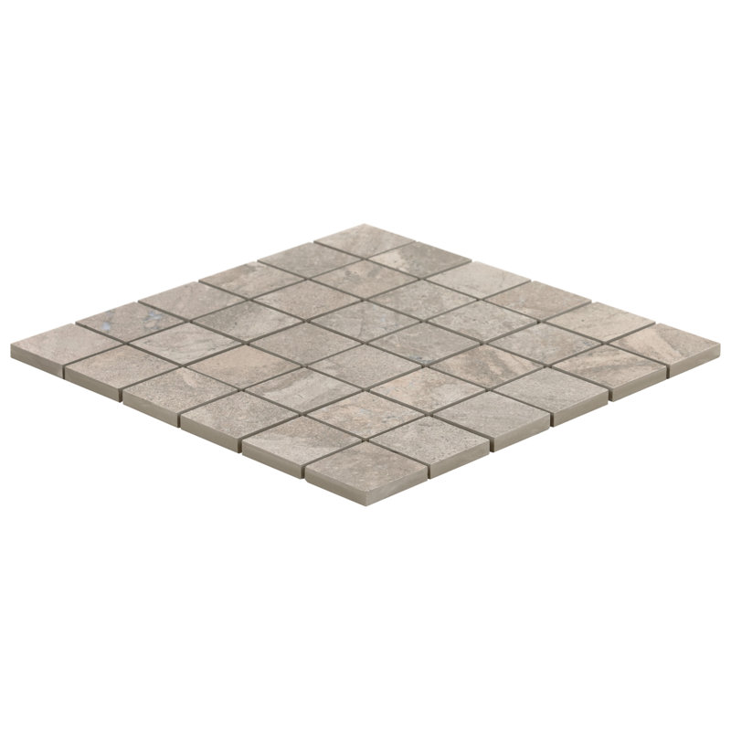 Esperanza 11.81 In. X 11.81 In. Matte Porcelain Mosaic Floor And Wall Tile (0.96 Sq. Ft. / Each), Mountain Beige