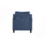 Chaise en chenille bleu marine
